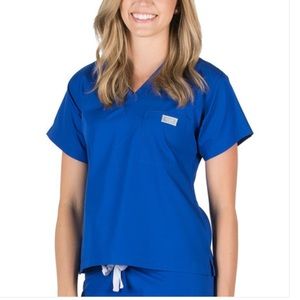 Blue Sky Grey Label Scrub Set